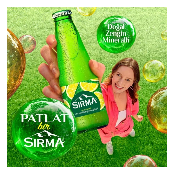 Sırma C Vitaminli Limon Aromalı Doğal Maden Suyu 200 Ml X 24 Adet - Görsel 6