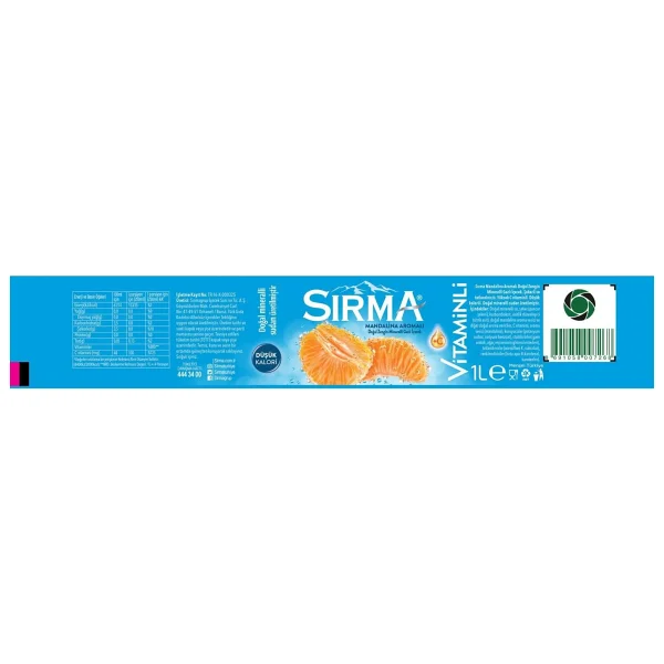 Sırma C Vitaminli Mandalina Doğal Maden Suyu 6x1 Lt - Görsel 6