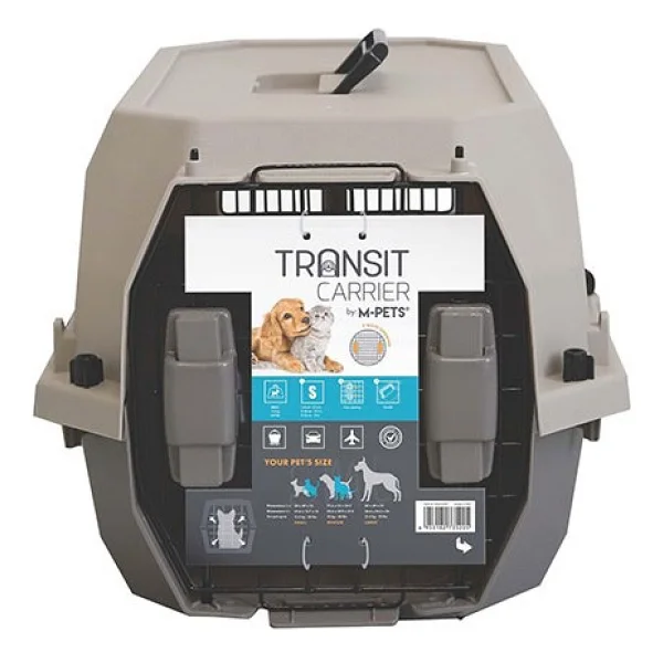 M-Pets Transit Carrier Lata Köpek Taşıma Çantası Kahverengi 60X40x33 Cm
