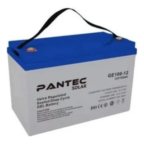 Pantec 100 Amper Solar Jel Akü Derin Döngü - Görsel 2