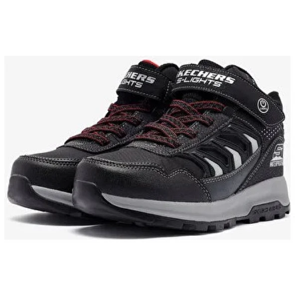 Skechers Storm Blazer Glow Roam 406410l-Bkcc Işıklı Su Geçirmez Siyah Çocuk Bot - Görsel 3