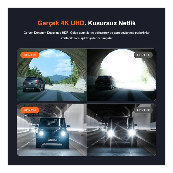70mai A800se + Rc22 Ön Ve Arka Kamera Seti - Görsel 3