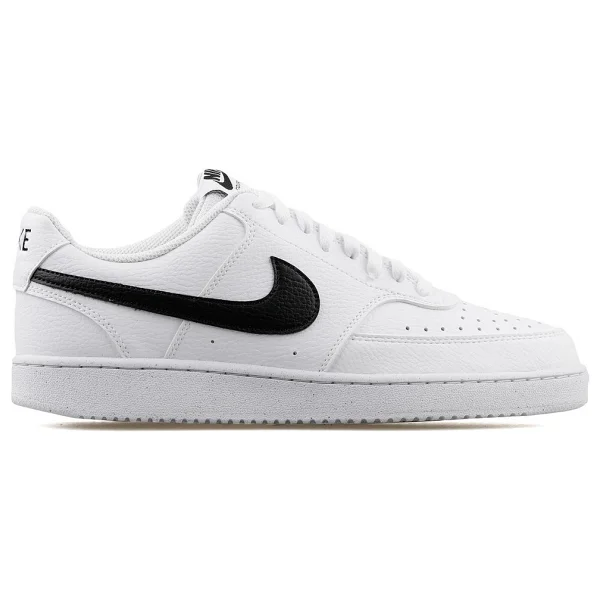 Nike Court Vision Low Next Nature Dh2987-101 Beyaz-Siyah Erkek Spor Ayakkabı - Görsel 9
