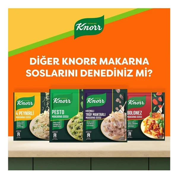 Knorr Makarna Sosu Truf Mantarlı + Pesto + Bolonez + 4 Peynirli - Görsel 6