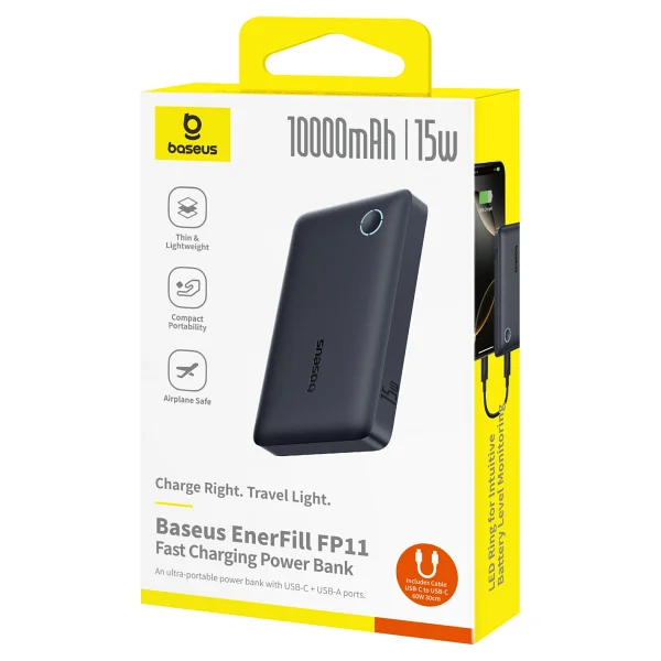 Baseus Enerfill Fp11 10000 mAh Hızlı Şarj Powerbank - Görsel 10