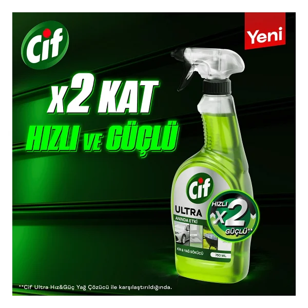 Cif Ultra Anında Etki Kir Ve Yağ Çözücü 750 Ml - Görsel 7