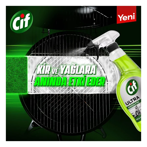 Cif Ultra Anında Etki Kir Ve Yağ Çözücü 750 Ml - Görsel 10