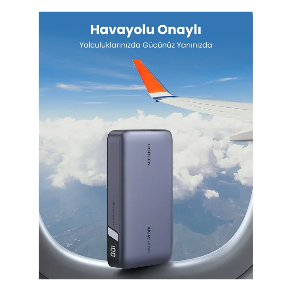 Ugreen Pb720 25188 20000 mAh Hızlı Şarj Powerbank - Görsel 9