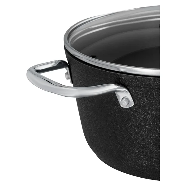 Madame Coco Noir 18 cm Titanyum Derin Tencere - Görsel 9