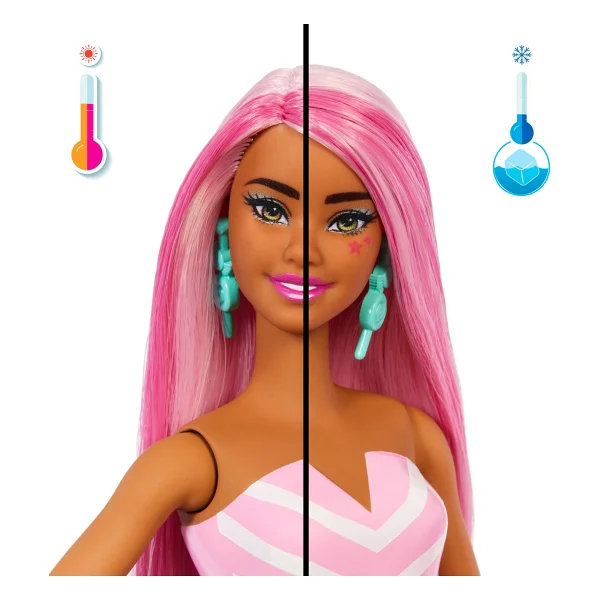 Barbie Pop Reveal Atıştırmalık Serisi Pembe Bebek Jfy00-Jfy62 - Görsel 8