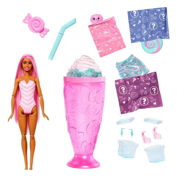 Barbie Pop Reveal Atıştırmalık Serisi Pembe Bebek Jfy00-Jfy62 - Görsel 10