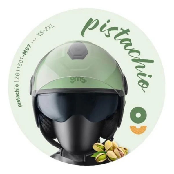 Gms Moto Gelato Açık Motor Kaskı - Görsel 5