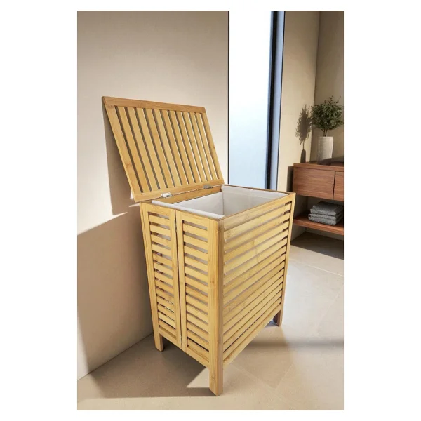 Digithome Bambu Çamaşır Kirli Sepeti Banyo Düzenleyici - Db-0034 - Görsel 10