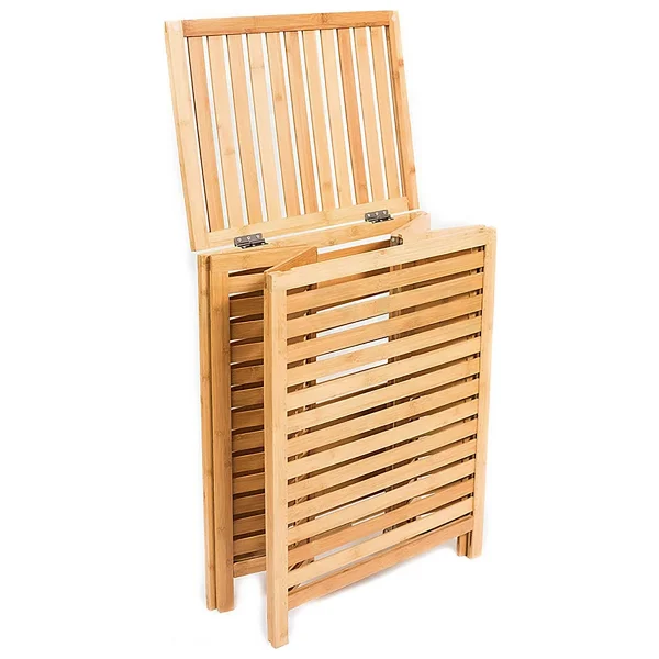 Digithome Bambu Çamaşır Kirli Sepeti Banyo Düzenleyici - Db-0034 - Görsel 7