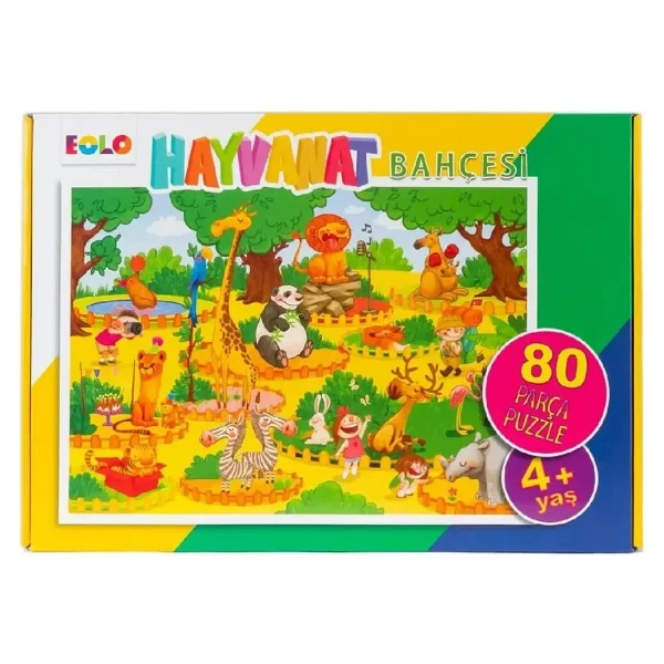Eolo Hayvanat Bahçesi Puzzle 80 Parça - Görsel 8
