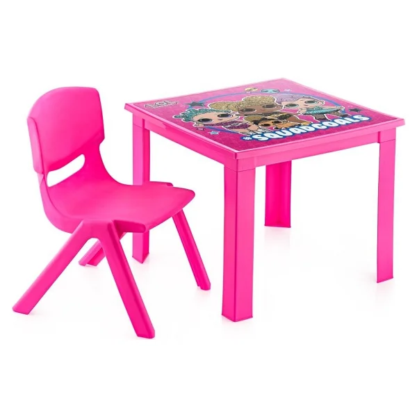 Fiore Lol Mavi Çocuk Masa Sandalye Takımı - Görsel 3