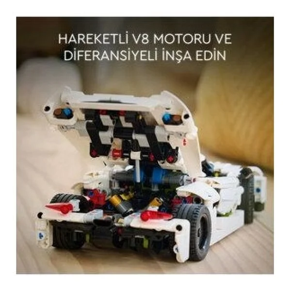 Lego 42184 Technic Koenigsegg Jesko Absolut Beyaz Hiper Araba - Görsel 9
