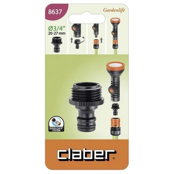 Claber 8637 Sprınkler Adaptörü 3/4" - Görsel 3