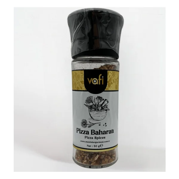 Vafi Cam Değirmen Kapak Pizza Baharatı 50 Gr - Görsel 2