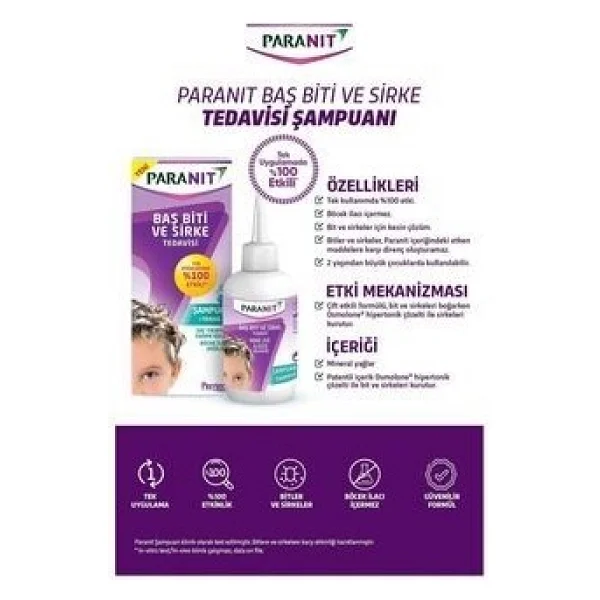 Paranit Bit Şampuan 100 Ml + Baş Biti Kovucu Sprey 100 Ml Seti - Görsel 2