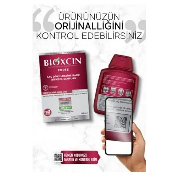 Bioxcin Forte Şampuan - Yoğun Saç Dökülmesine Karşı Canlandırıcı Etki, 3'lü Set, Bitkisel Formül, Paraben İçermez - 1 - Görsel 3
