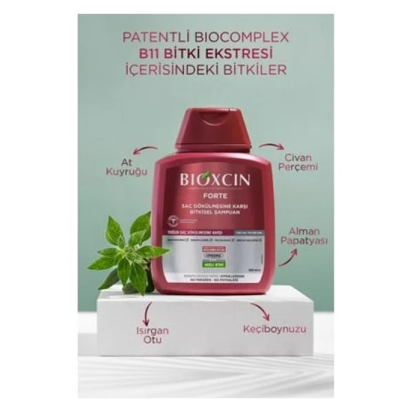 Bioxcin Forte Şampuan - Yoğun Saç Dökülmesine Karşı Canlandırıcı Etki, 3'lü Set, Bitkisel Formül, Paraben İçermez - 1 - Görsel 6