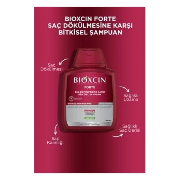 Bioxcin Forte Şampuan - Yoğun Saç Dökülmesine Karşı Canlandırıcı Etki, 3'lü Set, Bitkisel Formül, Paraben İçermez - 1 - Görsel 8