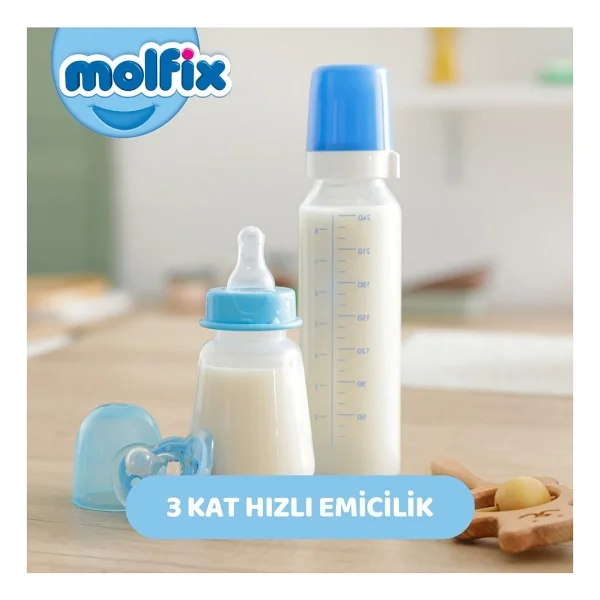 Molfix 6 Numara Extra Large 160'lı Bebek Bezi - Görsel 5
