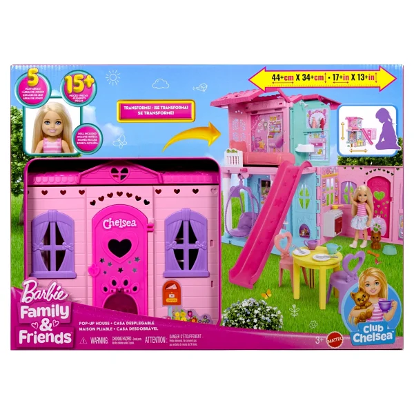 Barbie Chelsea Açılır Bebek Evi Jfw49 - Görsel 6