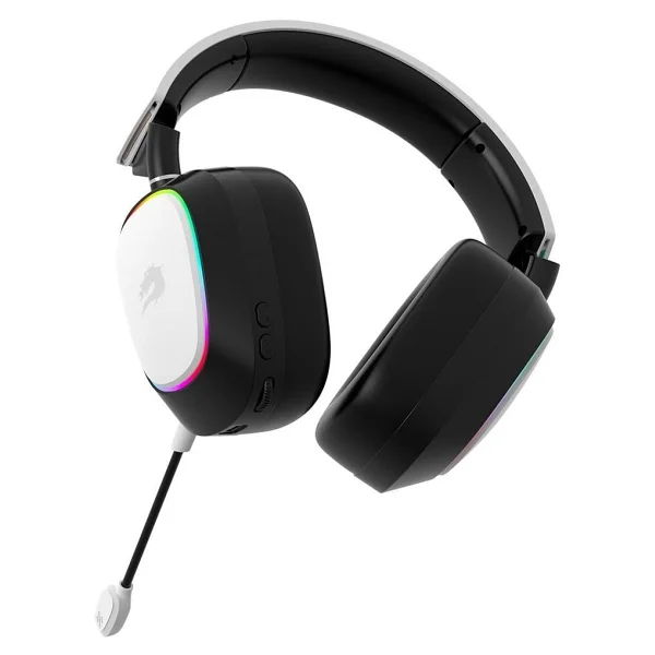 Gamebooster Nemesis Pro Wbh23w Beyaz RGB Kablolu/Kablosuz Kulak Üstü Oyuncu Kulaklığı - Görsel 2
