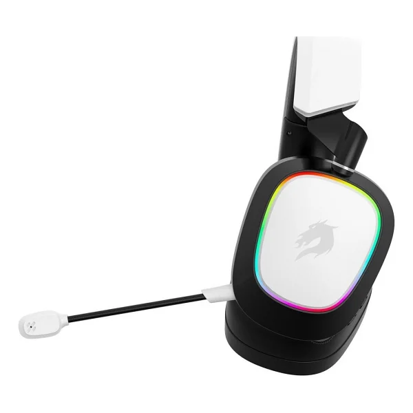 Gamebooster Nemesis Pro Wbh23w Beyaz RGB Kablolu/Kablosuz Kulak Üstü Oyuncu Kulaklığı - Görsel 4
