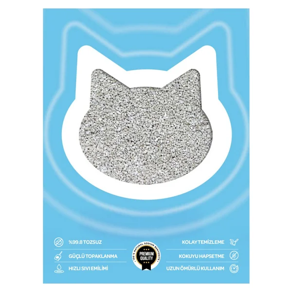 Toi Moi 4'lü Avantaj Paketi Topaklanan,Tozsuz,Hijyenik Marsilya Sabunlu Bentonit Kedi Kumu 4x5lt - Görsel 2