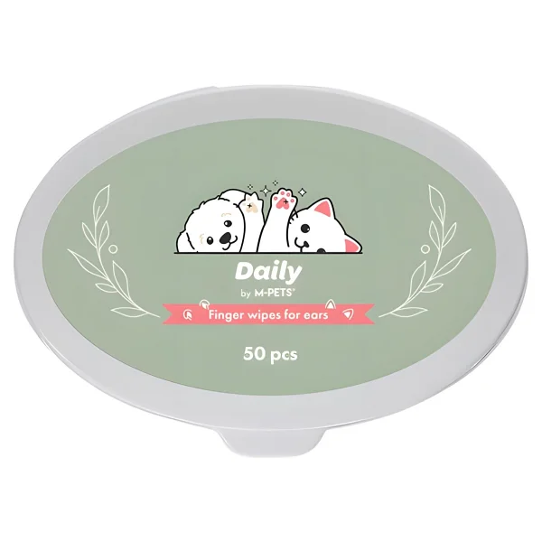 M-Pets Daily 50'li Kulak Temizleme Mendili - Görsel 4