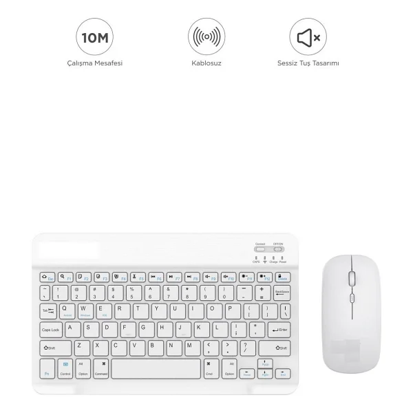Torima Tmk-04 Pembe Tkl Kablosuz Klavye Mouse Seti - Görsel 3