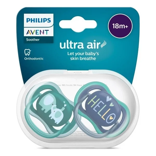 Philips Avent Scf349/18 Ultra Air +18 Ay 2'li Erkek Emzik - Görsel 3