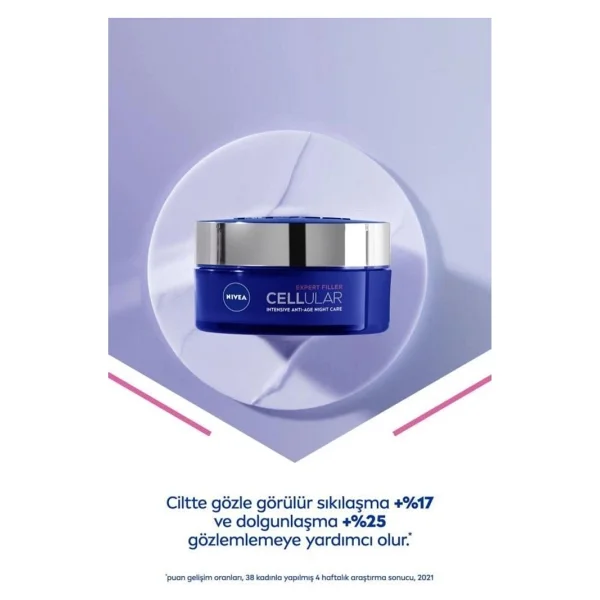 Nivea Cellular Expert Filler Yoğun Yaşlanma Karşıtı Spf15 Gündüz Ve Gece Bakımı 2'li Krem Seti - Görsel 2
