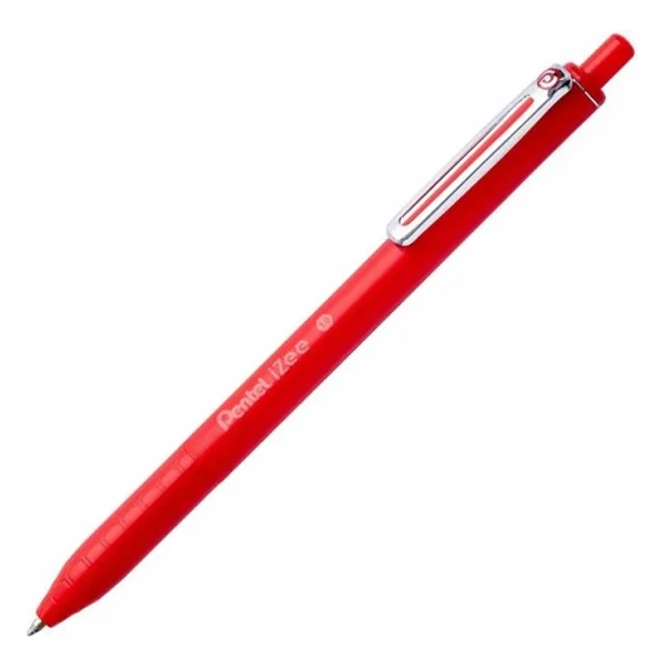 Pentel İzee Yağ Bazlı Mekanizmalı Roller Kalem 1.0 Mm Kırmızı Bx470-B - Görsel 2