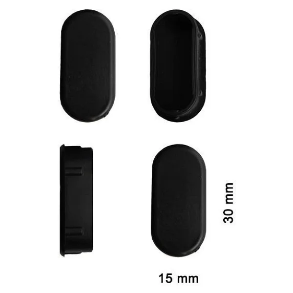 Oval Profil İç Tapa 15x30 Mm 4 Adet - Görsel 2