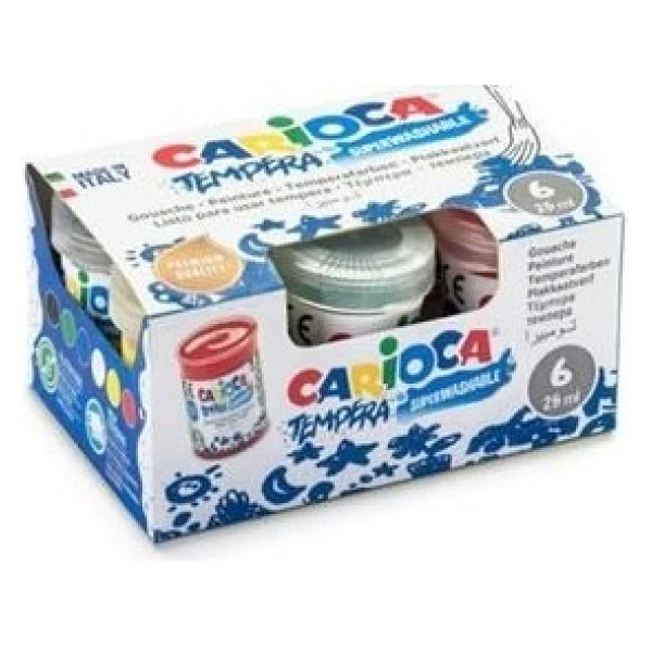 Carioca Yıkanabilir Parmak Boyası 25 Ml 6'lı - Görsel 6