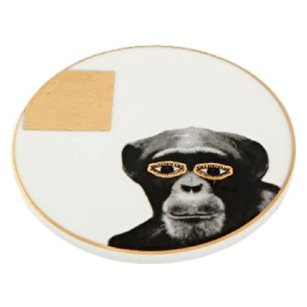 Porland 04alm006622 Wild Life Monkey Bardak Altlığı 10 Cm - Görsel 5