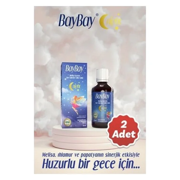 Baybay Night Damla 50 Ml 2'li - Görsel 2