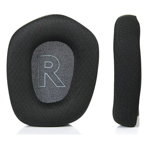 Logitech G733 Uyumlu Kulaklık Pedi Süngeri Yedek Köpük Kulak Pedleri Minder Yastık Logitech G 733 G335 K/Da Lightspeed Kablosuz Oyun Kulaklığı İle Uyumlu Ped Earpad - Siyah - Görsel 5