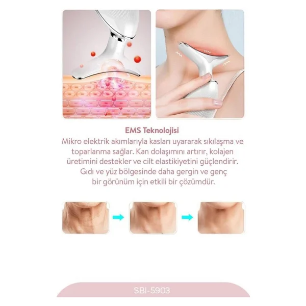 Sinbo Sbı-5903 Yüz Ve Boyun Masaj Aleti - Görsel 4