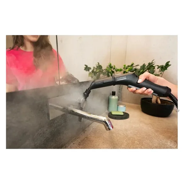 Karcher Sc 4 Deluxe Prime Buharlı Temizlik Makinesi Cam Temizleme Aparatı + 15 Mikrofiber Bez + Halı Başlığı - Görsel 6