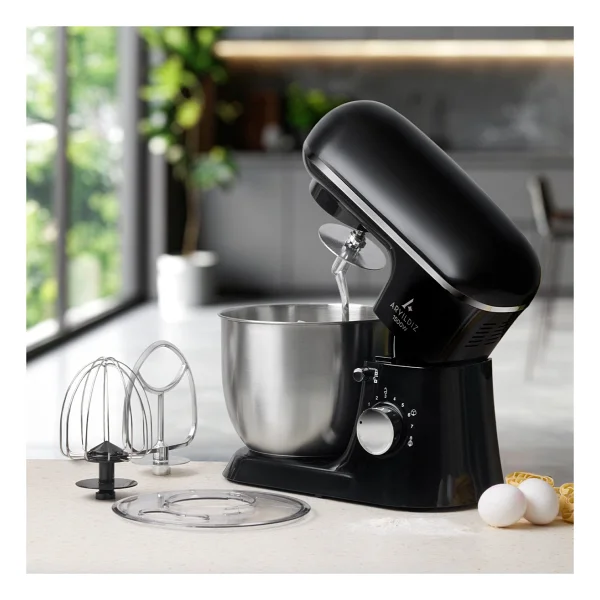 Aryıldız Power Chef 1500 W Siyah 5 Lt Stand Mikser - Görsel 3