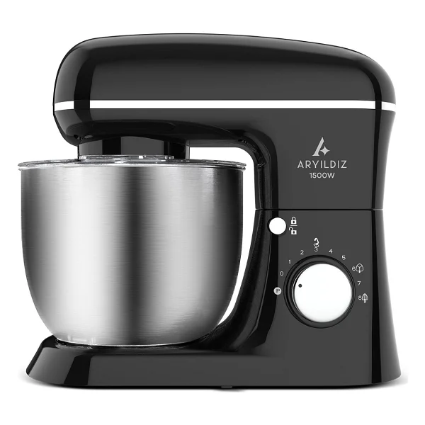 Aryıldız Power Chef 1500 W Siyah 5 Lt Stand Mikser - Görsel 4