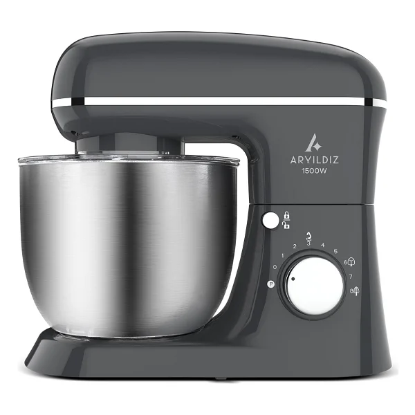 Aryıldız Power Chef 1500 W Antrasit 5 Lt Stand Mikser - Görsel 4