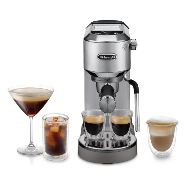 Delonghi Dedica Duo Ec890.M Gümüş Manuel Espresso Makinesi - Görsel 10