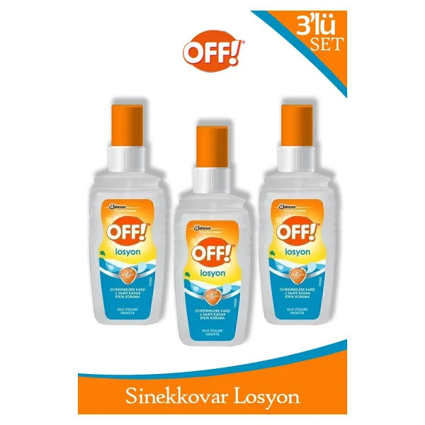 Off Sinek Kovar Losyon 100 Ml 3'lü - Görsel 2