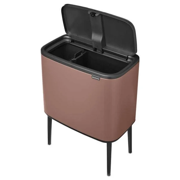 Brabantia Bo Touch Bin Bölmeli Cosby Brown 11+23 lt Dokunmatik Çöp Kutusu - Görsel 2